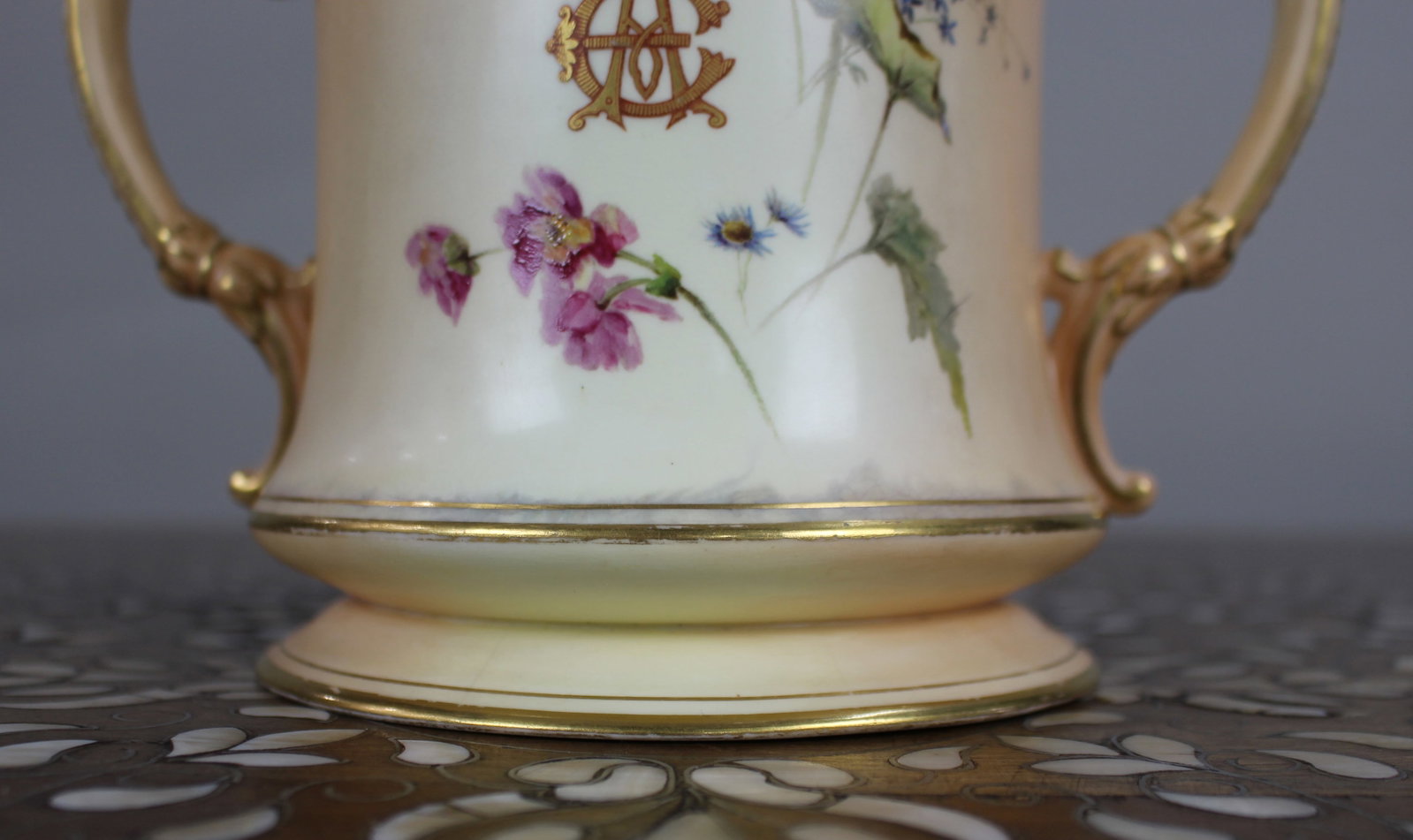 Title: Large Royal Worcester Loving Cup Worcester Cathedral c.1902 Description: Large Royal - 10