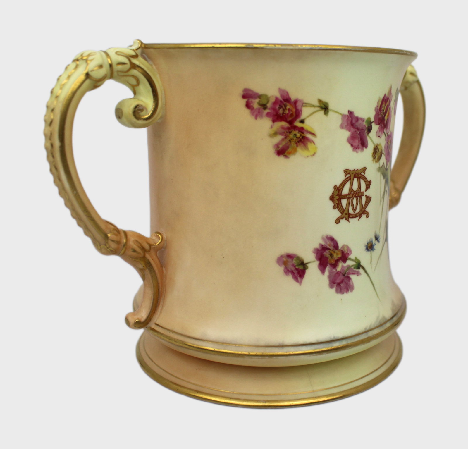 Title: Large Royal Worcester Loving Cup Worcester Cathedral c.1902 Description: Large Royal - 19