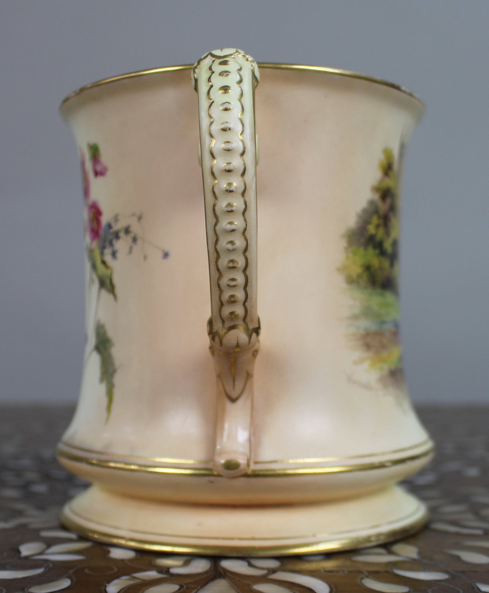 Title: Large Royal Worcester Loving Cup Worcester Cathedral c.1902 Description: Large Royal - 8