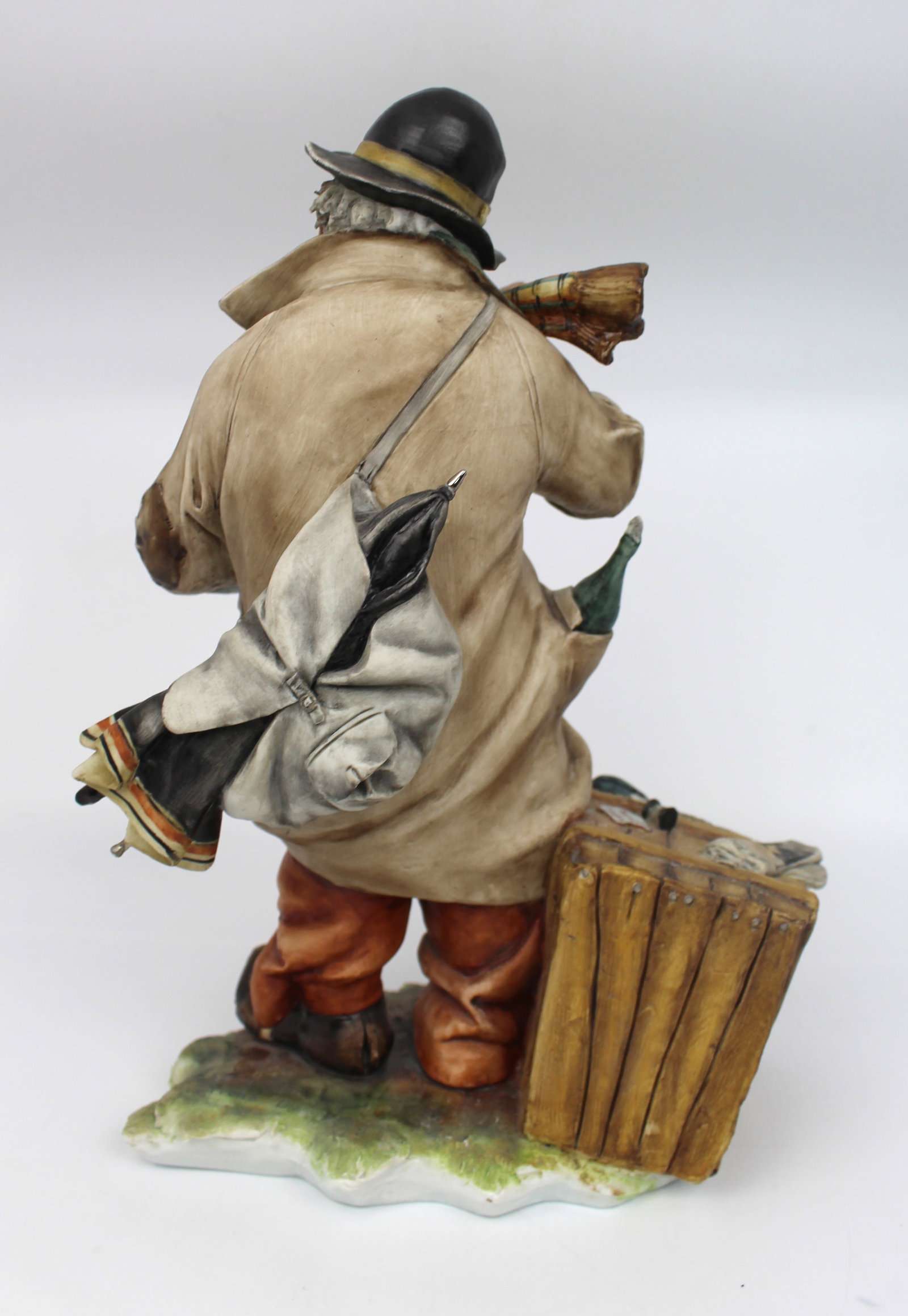 Title: Capodimonte Tramp Patching His Coat by Tyche Bruno Description: Capodimonte Tramp Patching - 5