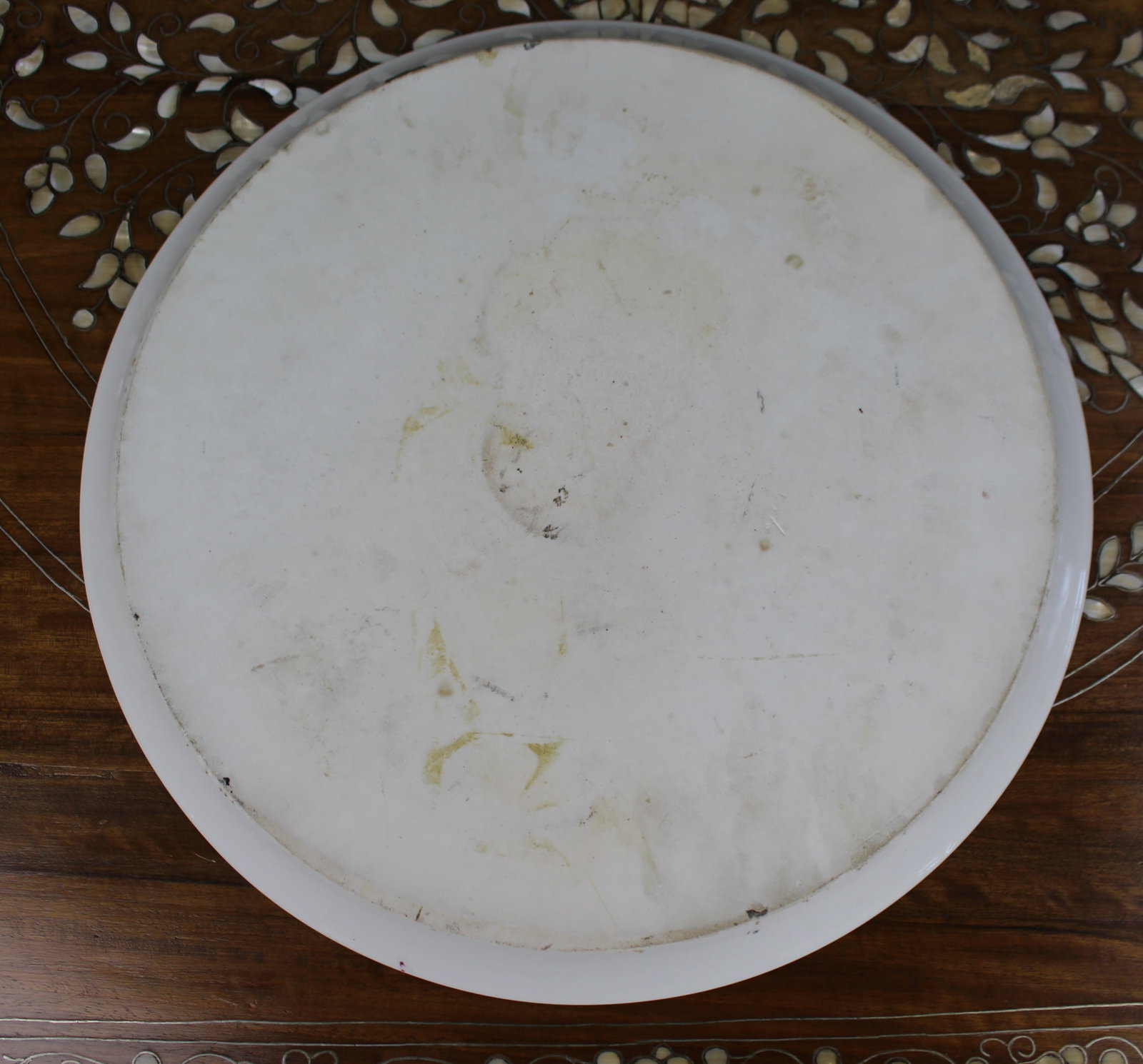 Title: Large Antique Charger Platter Description: Large Antique Charger Platter A decorative large - 3