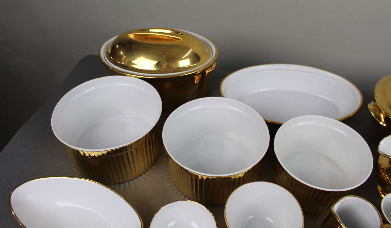 Title: Collection of Gold Lustre Royal Worcester Winton etc. Description: Collection of Gold - 3