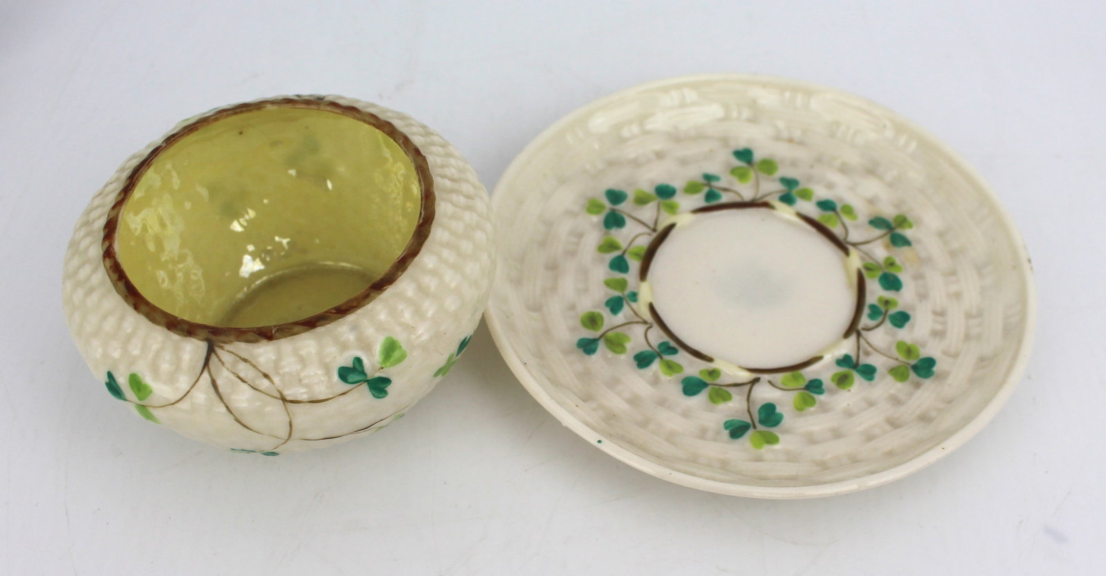 Title: Collection of 10 Irish Belleek Antique & Vintage Porcelain Pieces Description: Collection - 8