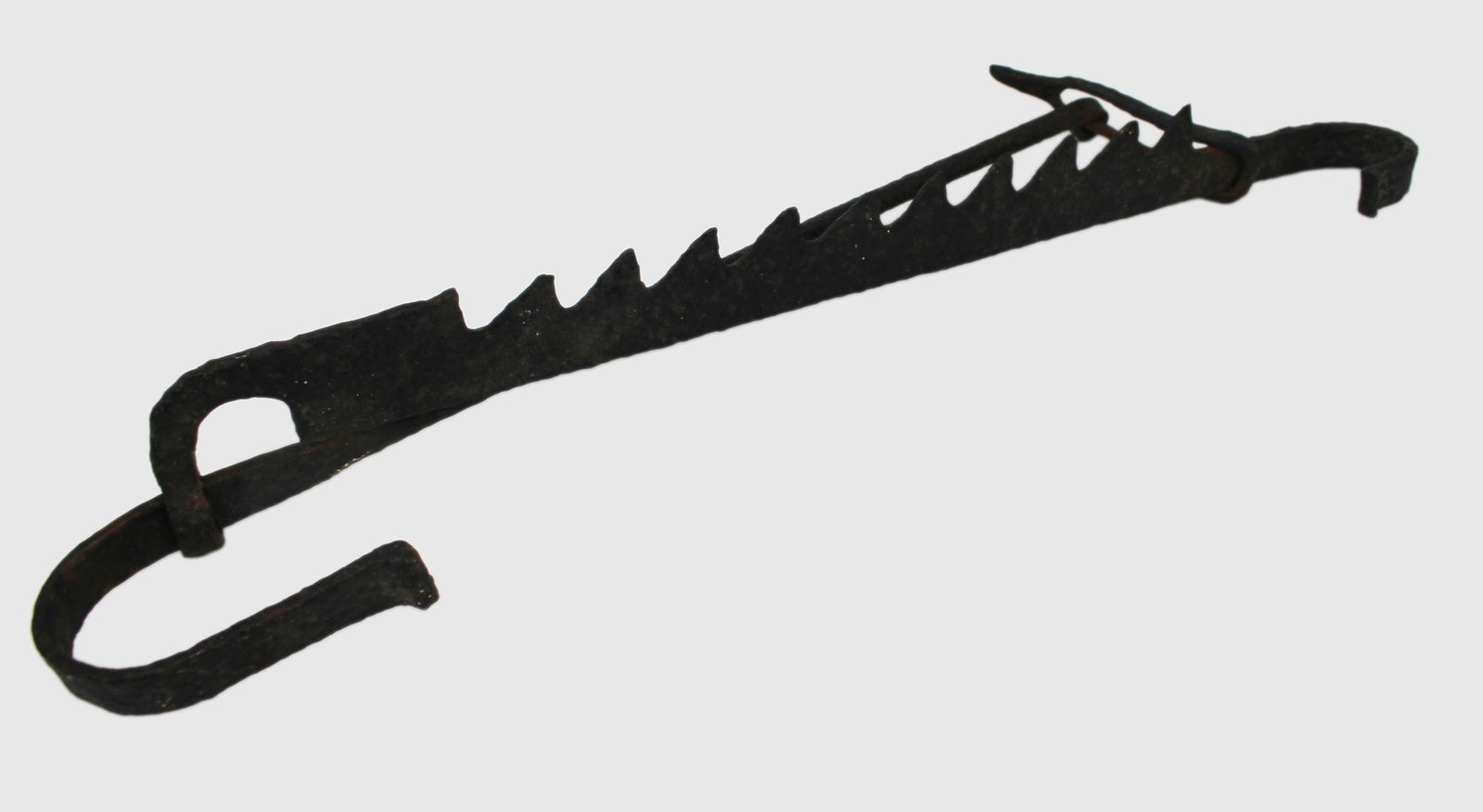 Title: Antique Wrought Iron Chimney Trammel / Pot Hook Description: Antique Wrought Iron Chimney (1 of 1)