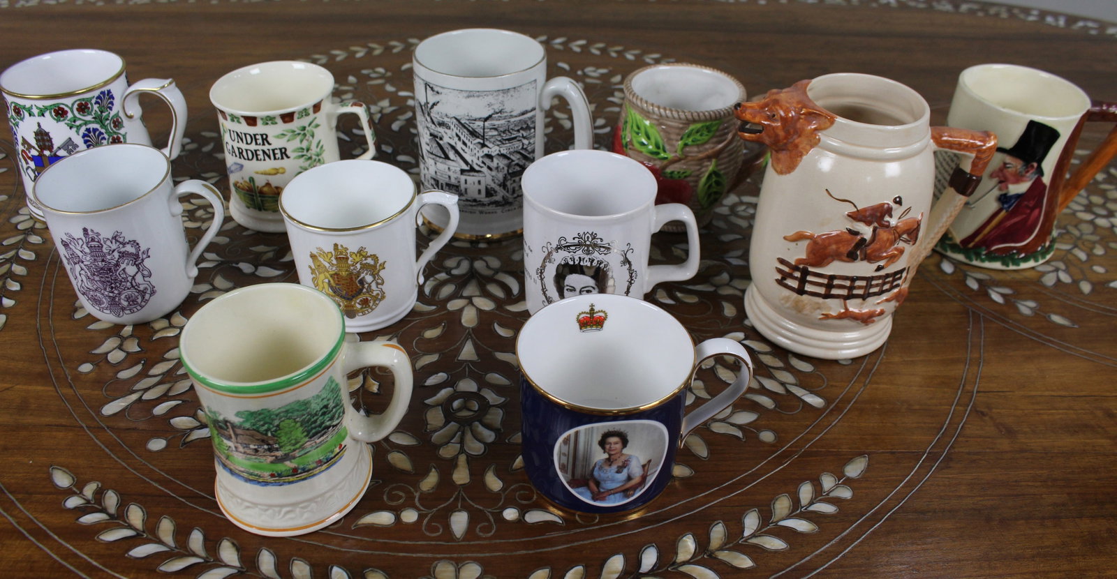 Title: Collection of 11 Antique & Vintage Tankards & Mugs Description: Collection of 11 Antique & - 2