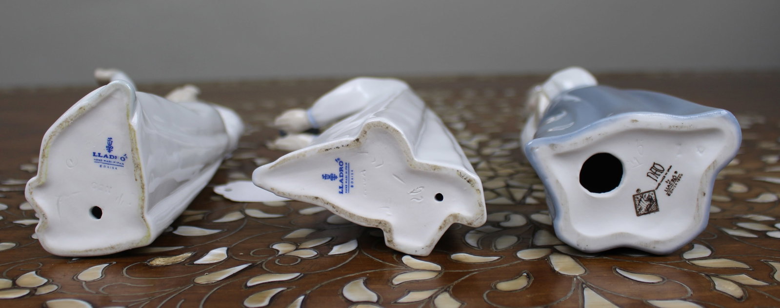 Title: Collection of 3 Figurines 2 Lladro, 1 Nao Description: Collection of 3 Figurines 2 Lladro, - 3
