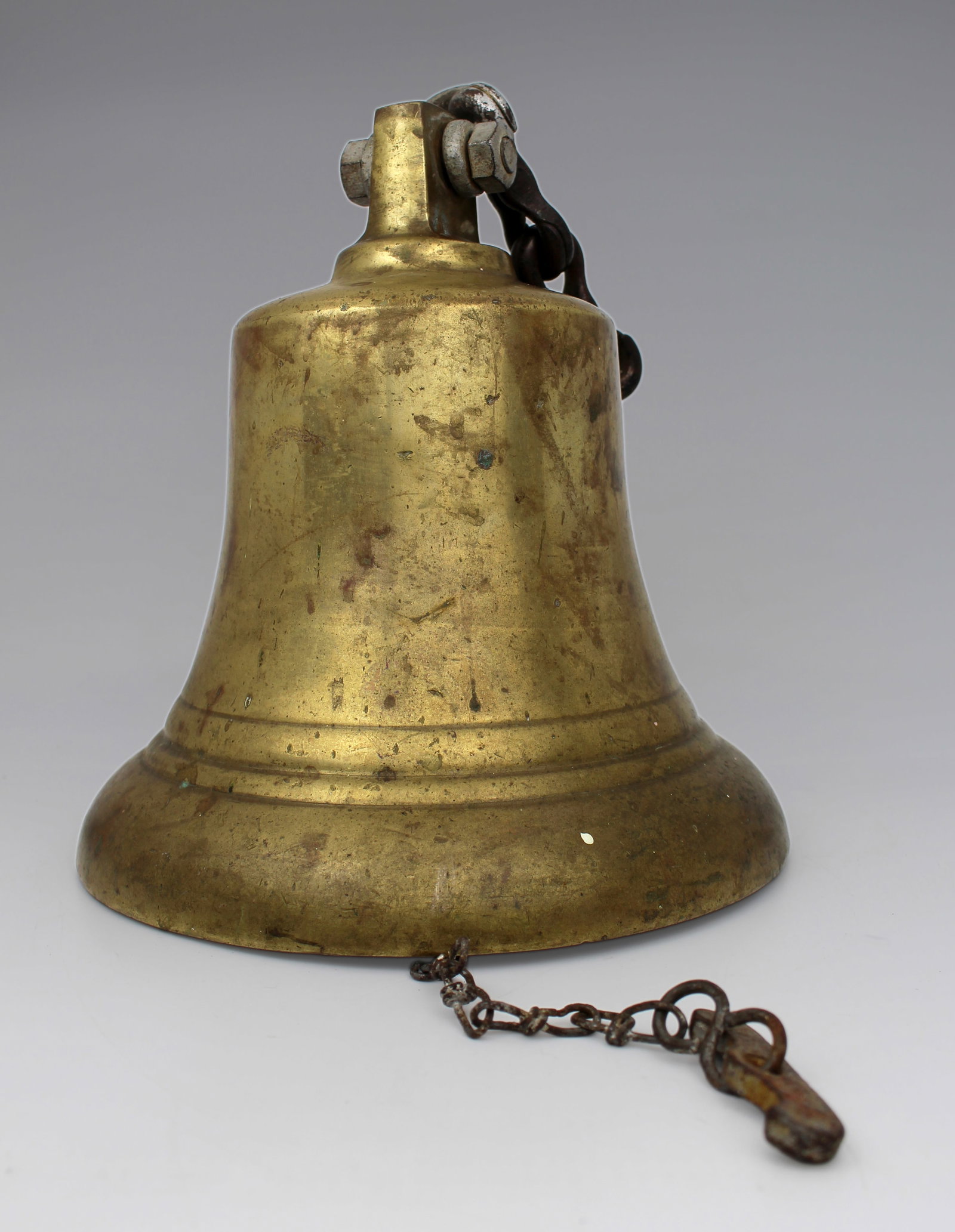 Title: Early 20th Century English Bronze Maritime Ship's Bell, circa 1920 Description: Early 20th (1 of 1)