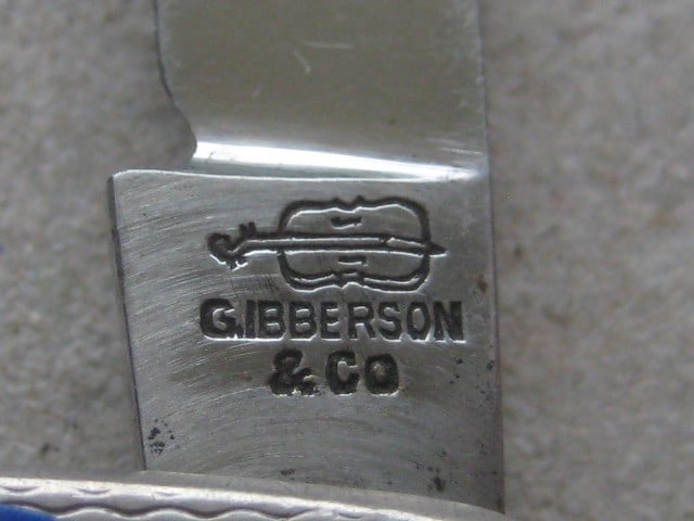 Title: George V RMS Queen Mary Silver Hafted Twin Steel Bladed Folding Penknife Description: - 7