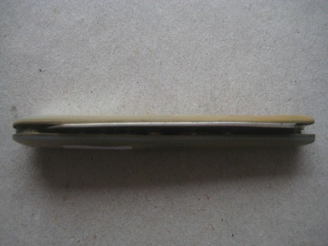 Title: George V Mother of Pearl Hafted Silver Bladed Folding Fruit Knife Description: George V - 10