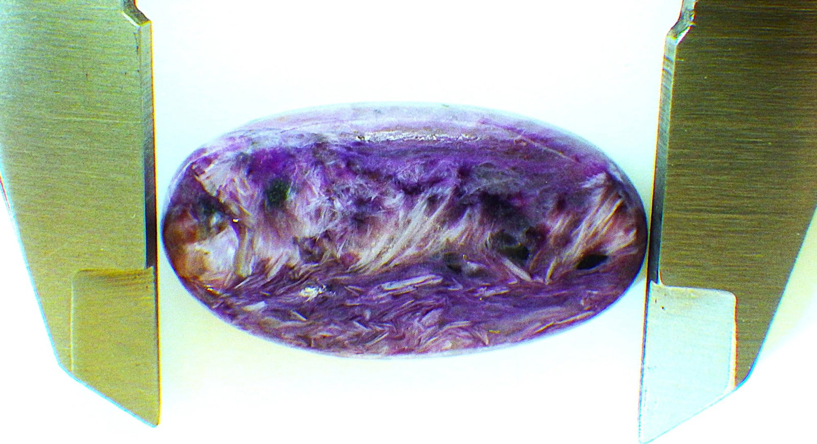 Rare Charoite Oval Cabochon 27 Carats - 2