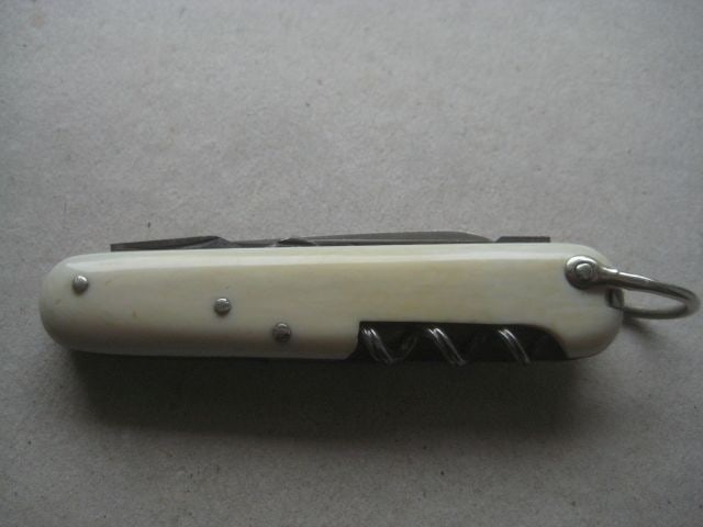 Victorian Cased Bone Hafted Multi-Bladed Penknife - 14