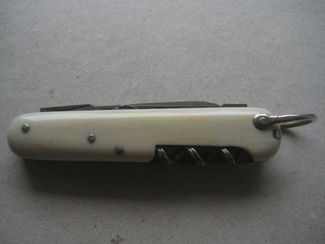 Victorian Cased Bone Hafted Multi-Bladed Penknife - 3