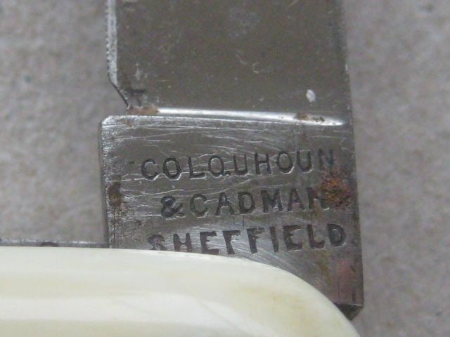Victorian Cased Bone Hafted Multi-Bladed Penknife - 4
