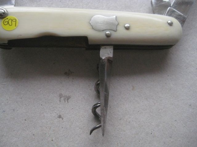 Victorian Cased Bone Hafted Multi-Bladed Penknife - 6