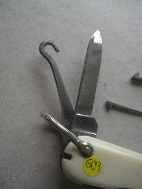 Victorian Cased Bone Hafted Multi-Bladed Penknife - 7