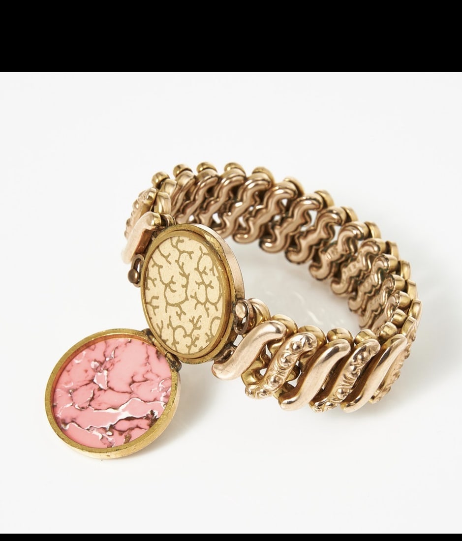Title: Bracelet, Gilt 20 Century “Carmen Expansion Bracelet“ Description: Bracelet, gilt - 2