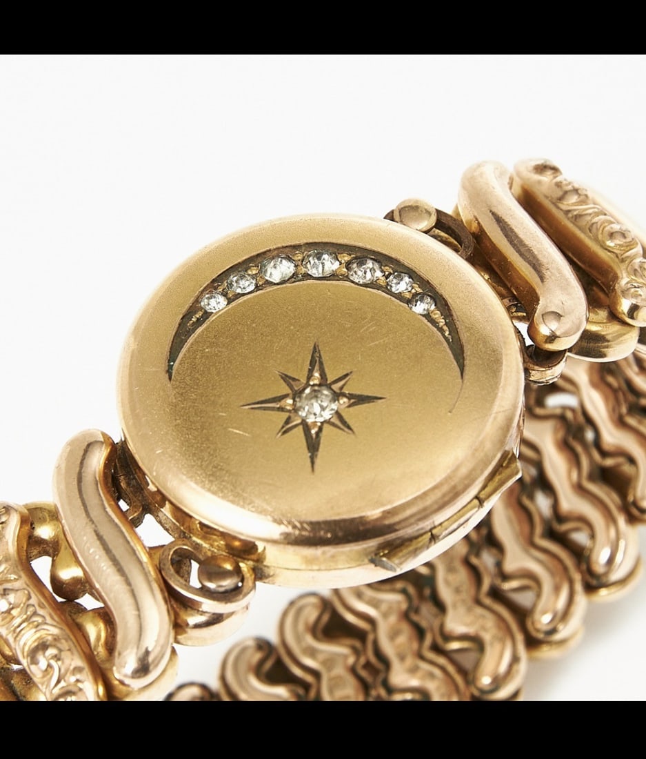 Title: Bracelet, Gilt 20 Century “Carmen Expansion Bracelet“ Description: Bracelet, gilt - 4
