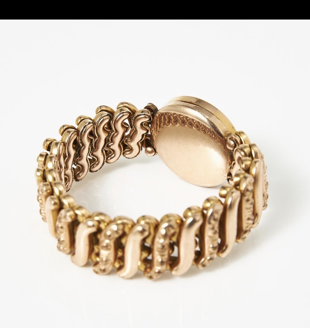 Title: Bracelet, Gilt 20 Century “Carmen Expansion Bracelet“ Description: Bracelet, gilt - 5