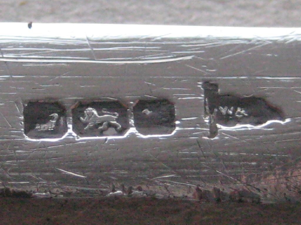 Rare Edwardian Elder Dempster Engraved All Silver Folding Fruit Knife - 5