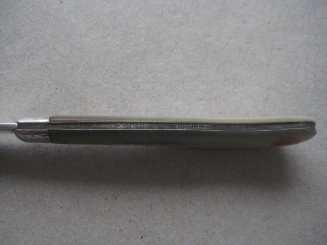 Title: Victorian Mother of Pearl Hafted Silver Bladed Folding Fruit Knife Description: Victorian - 6