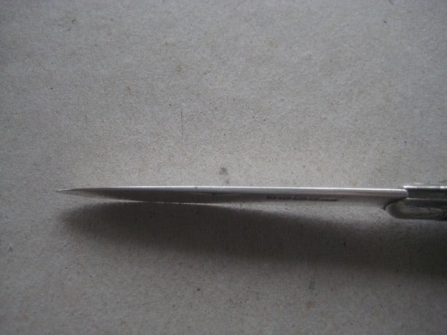 Title: Victorian Mother of Pearl Hafted Silver Bladed Folding Fruit Knife Description: Victorian - 7