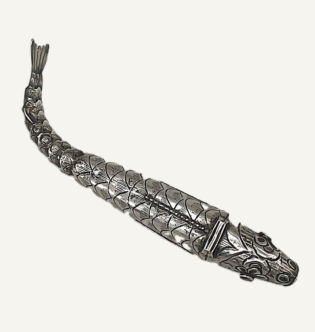 Silver Articulated Scent Bottle - 3