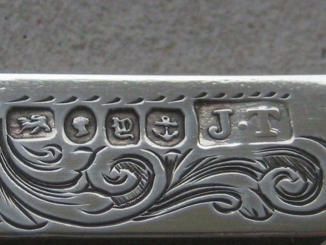 Victorian Mother of Pearl Hafted Silver Bladed Folding Fruit Knife - 6