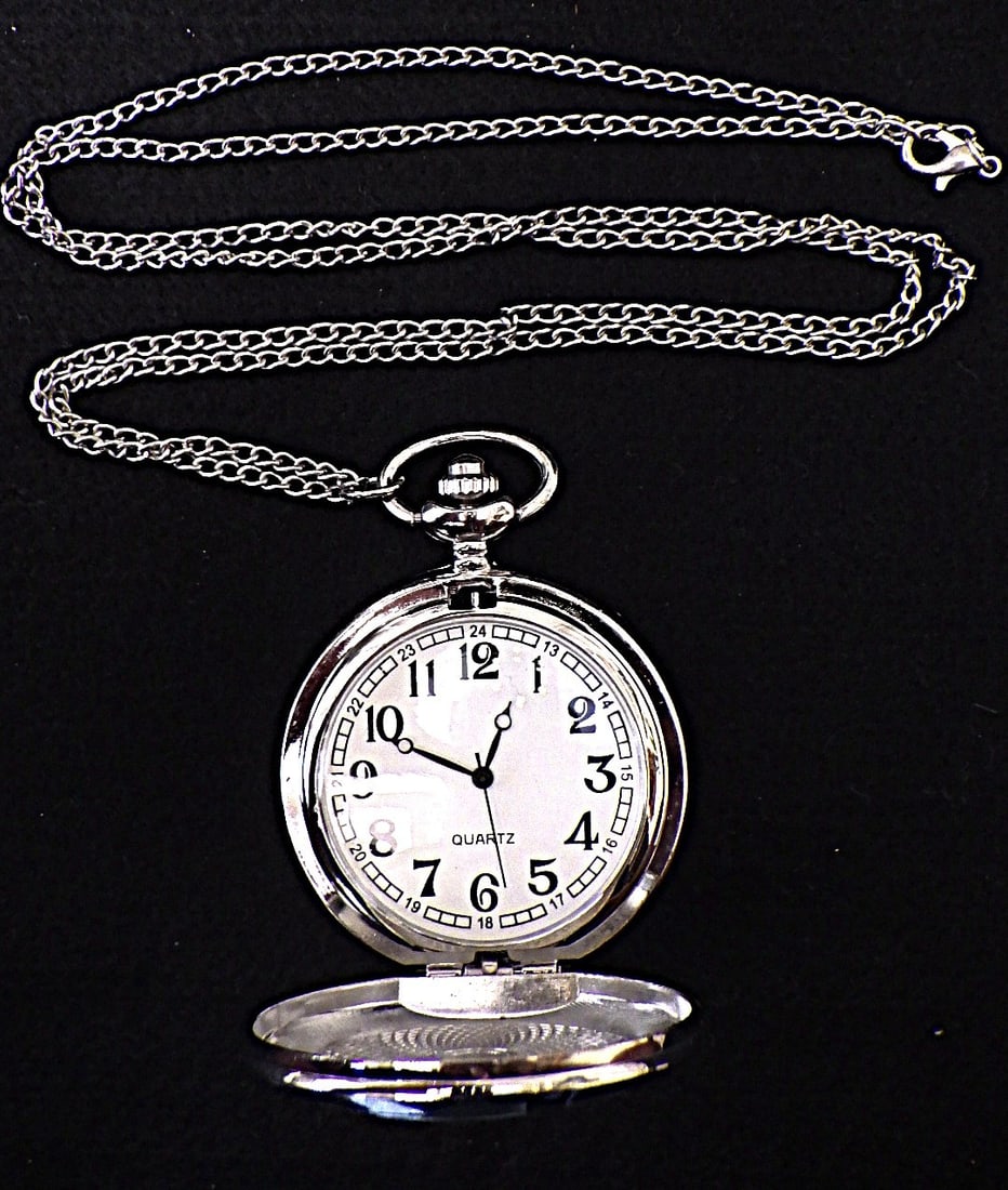 Vintage Russian Pocket Watch With Chain. - 5