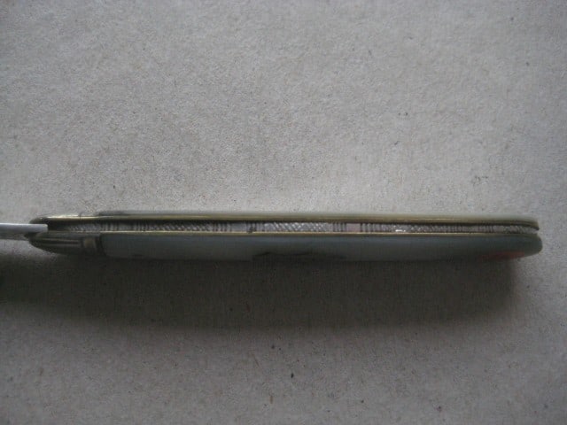 George V Mother of Pearl Hafted Silver Bladed Folding Fruit Knife - 6