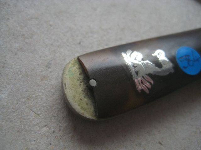 Victorian Silver Bladed Folding Fruit Knife - 4