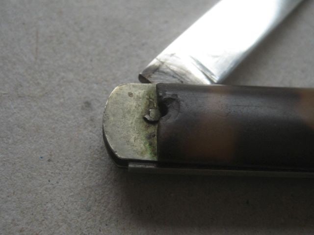 Victorian Silver Bladed Folding Fruit Knife - 7