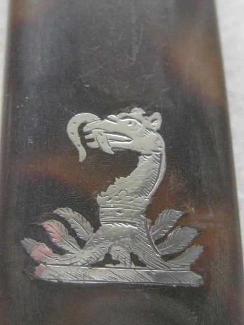 Victorian Silver Bladed Folding Fruit Knife - 8