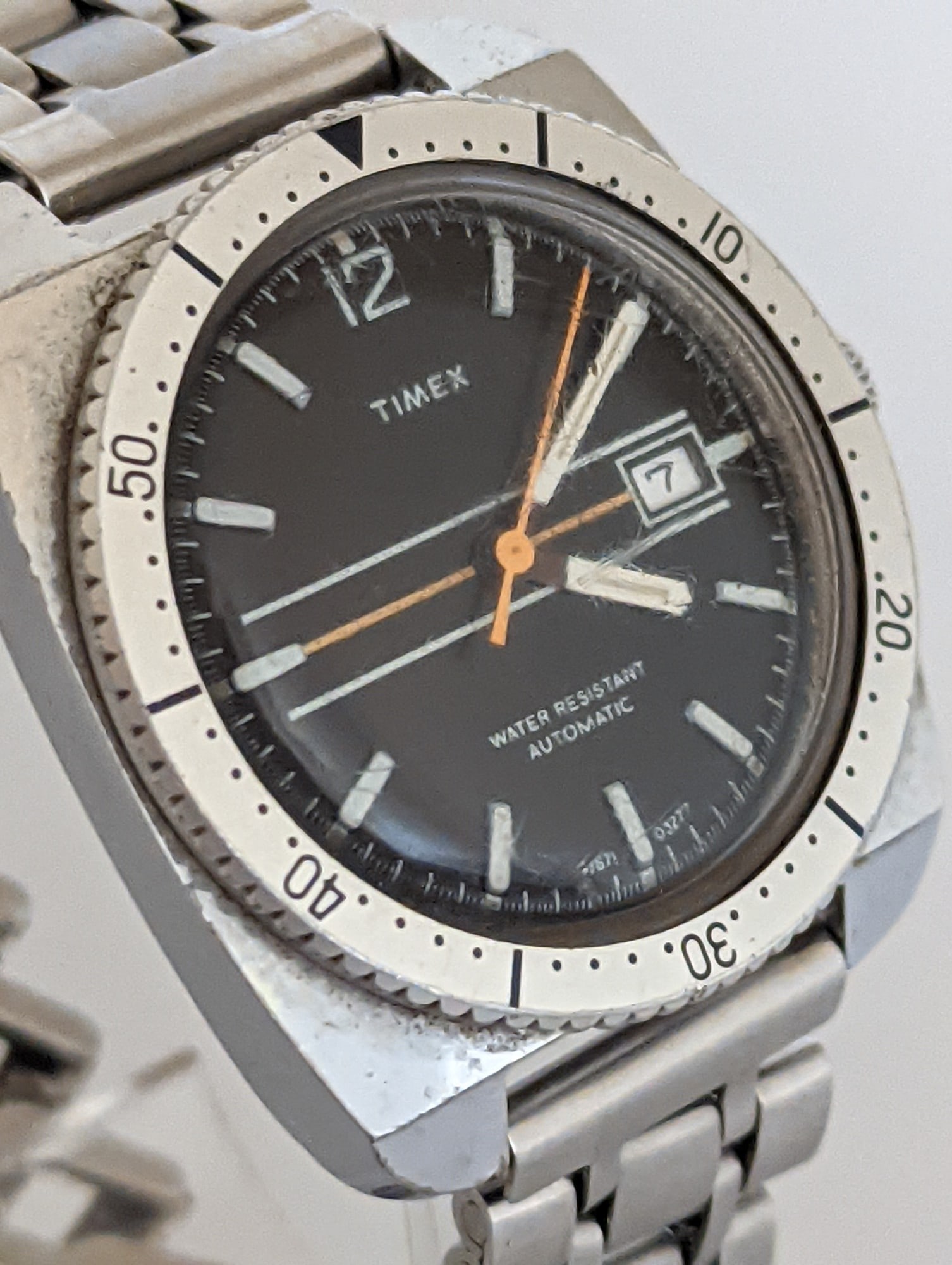 Vintage 1977 Timex Viscount Automatic Dive Watch - 3