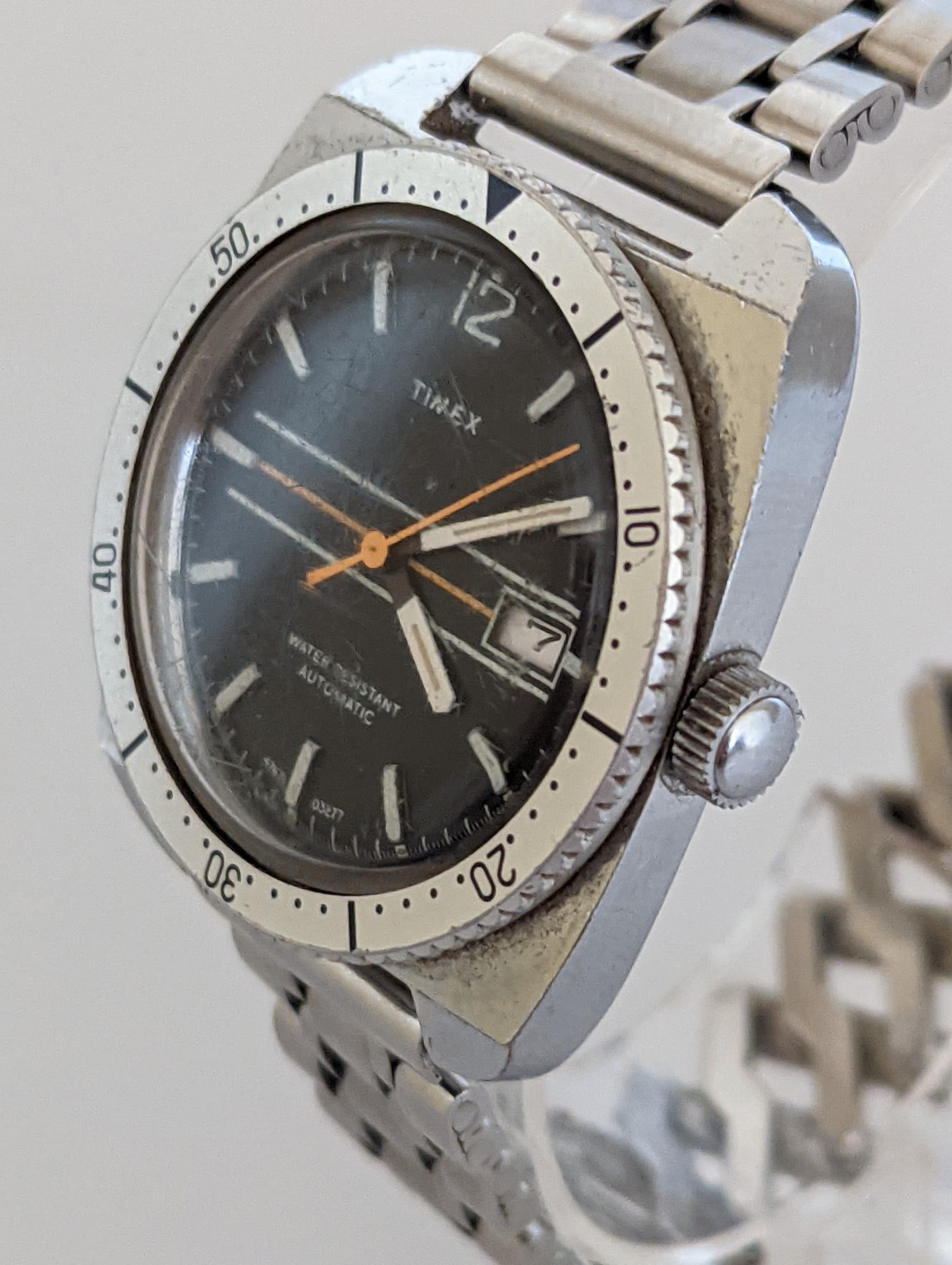 Vintage 1977 Timex Viscount Automatic Dive Watch - 4