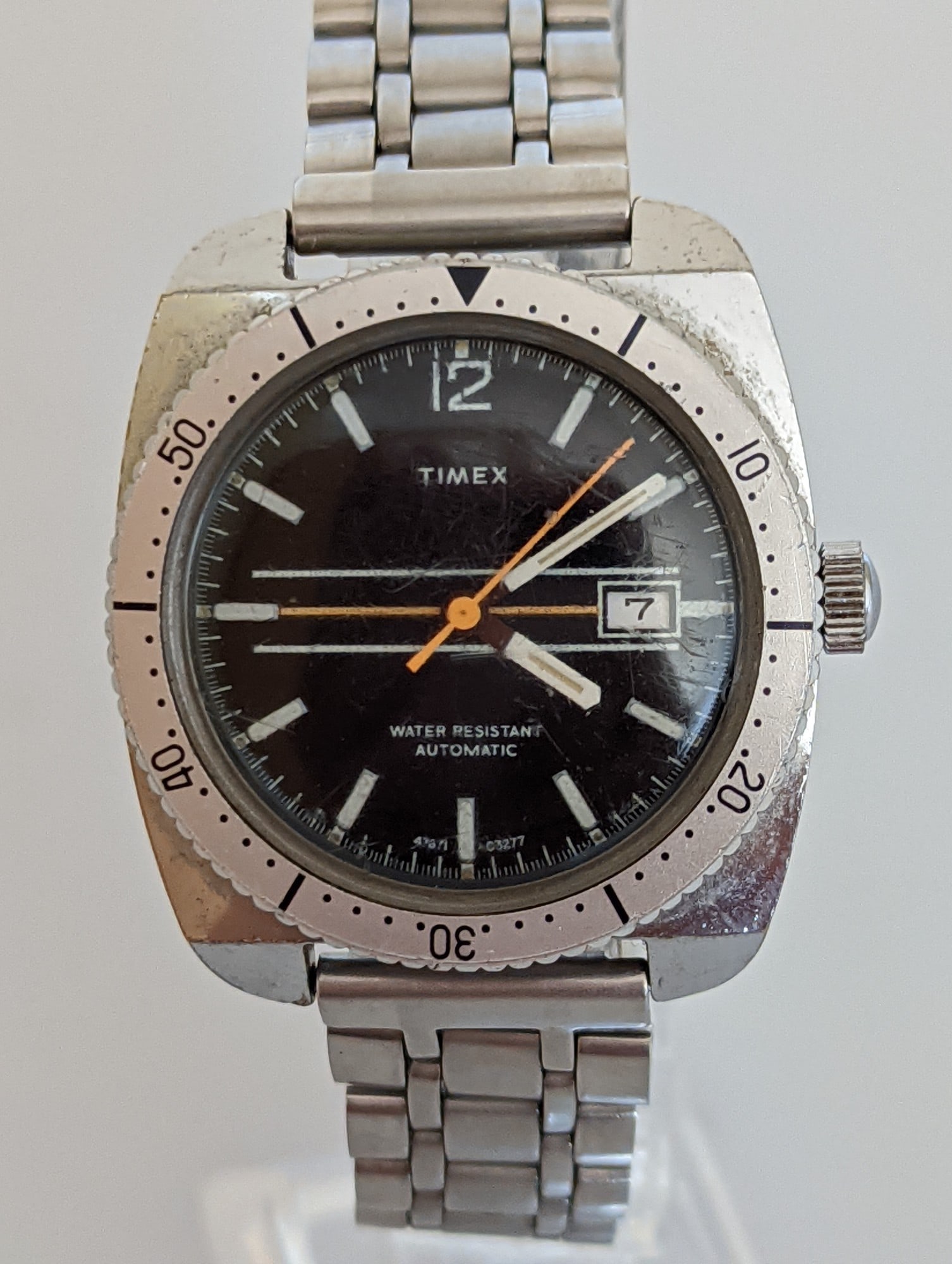Vintage 1977 Timex Viscount Automatic Dive Watch - 5