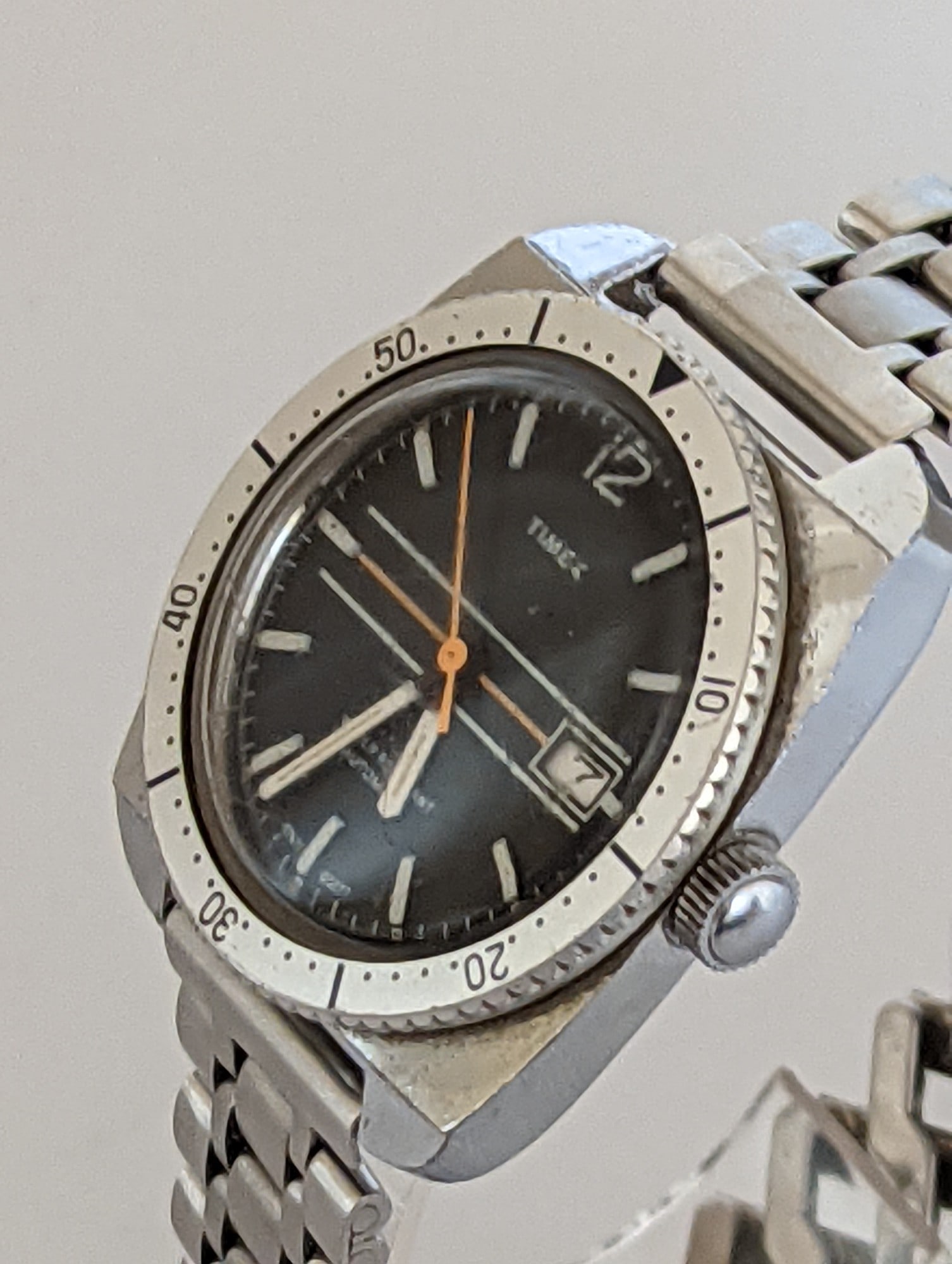 Vintage 1977 Timex Viscount Automatic Dive Watch - 7