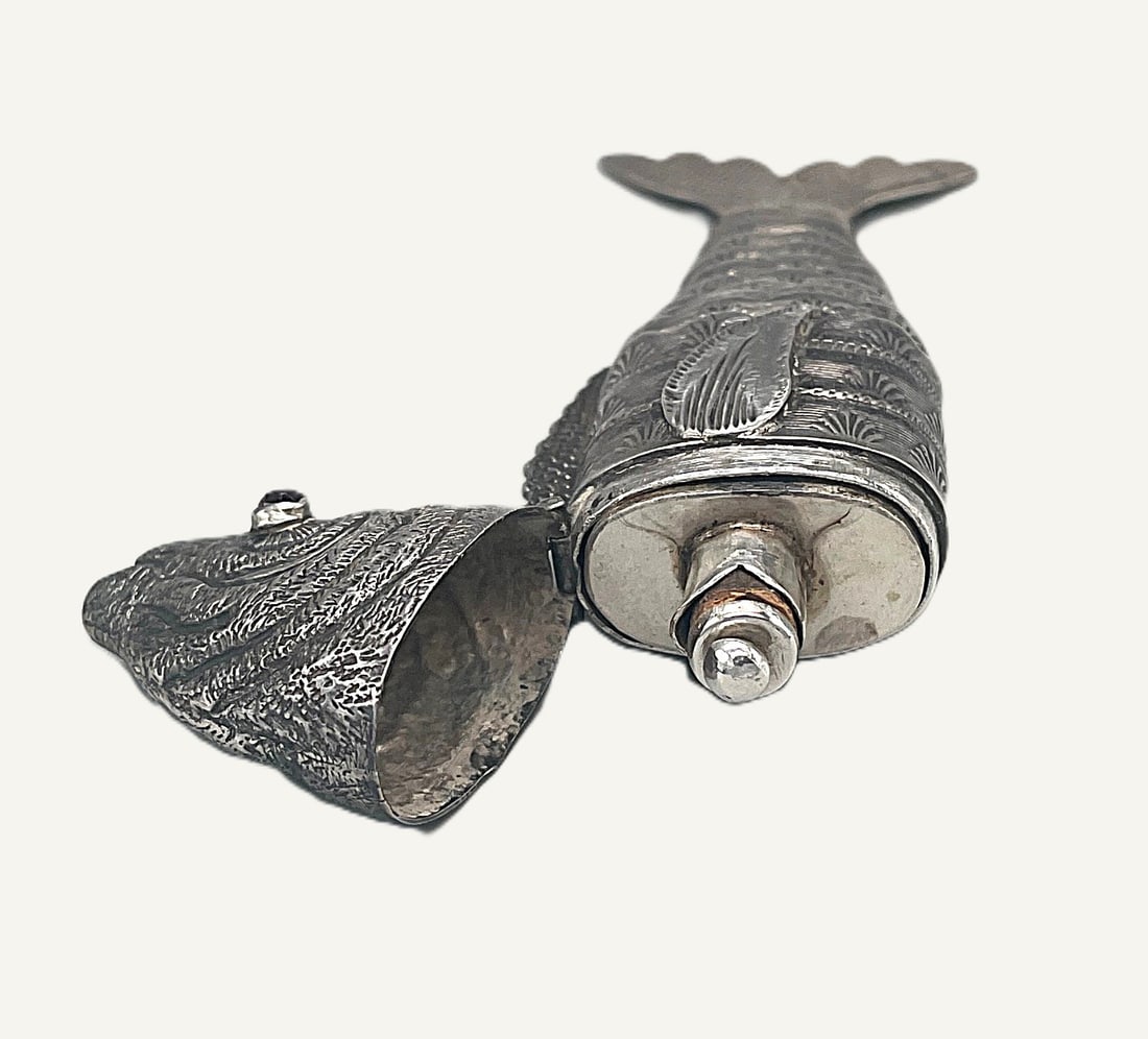 Silver Articulated Scent Bottle - 4