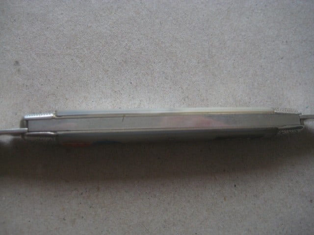 Rare Edwardian Mother of Pearl Hafted Twin Silver Bladed Folding Fruit Knife - 9