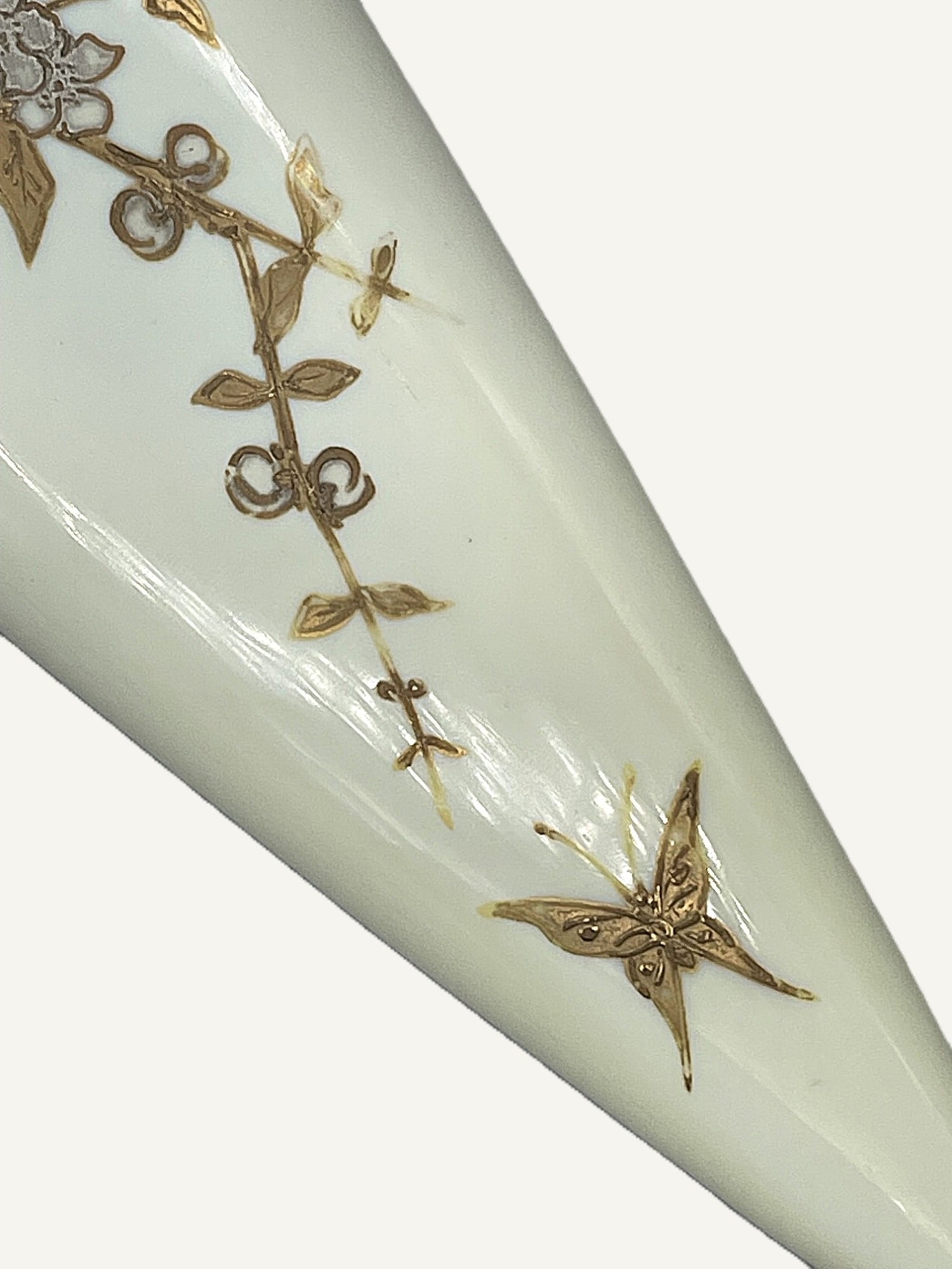 Title: Large Tear Drop Custard Glass Scent Bottle Description: Large teardrop custard / uranium - 5