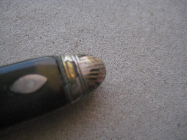 George III Silver Bladed Folding Fruit Knife - 8