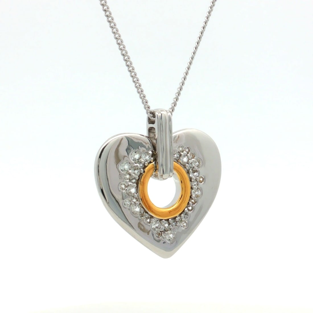 HRD Certified White Topaz Pendant With Curb Chain – 925 Sterling Silver: Title: HRD Certified White Topaz Pendant With Curb Chain – 925 Sterling Silver Description: A fine 925 Sterling Silver pendant featuring White Topaz round gemstones, finished with Rhodium pla