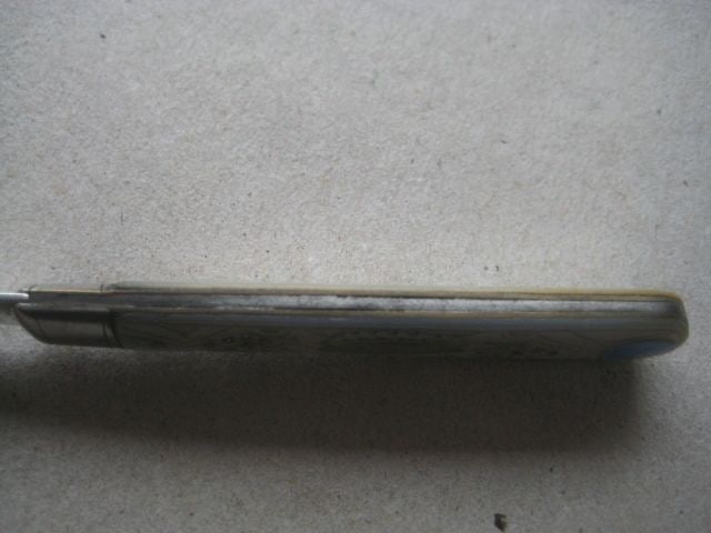 George V Mother of Pearl Hafted Silver Bladed Folding Fruit Knife - 6