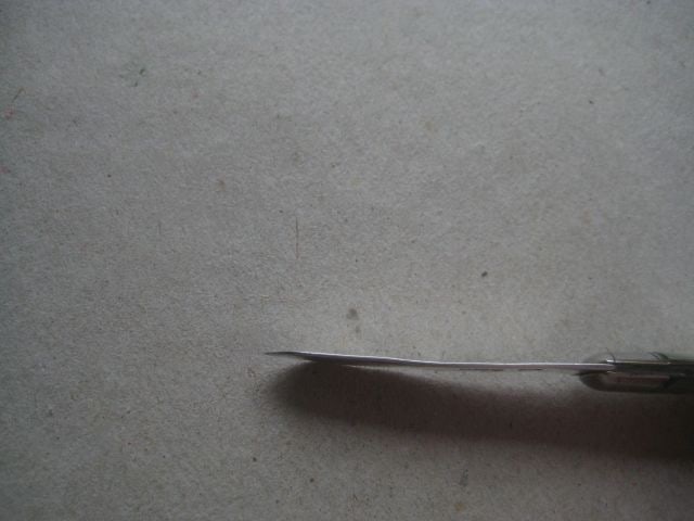 George V Mother of Pearl Hafted Silver Bladed Folding Fruit Knife - 7