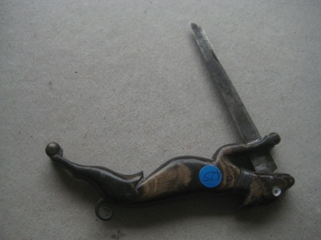 Rare George III Horn Hafted Dog Penknife - 3