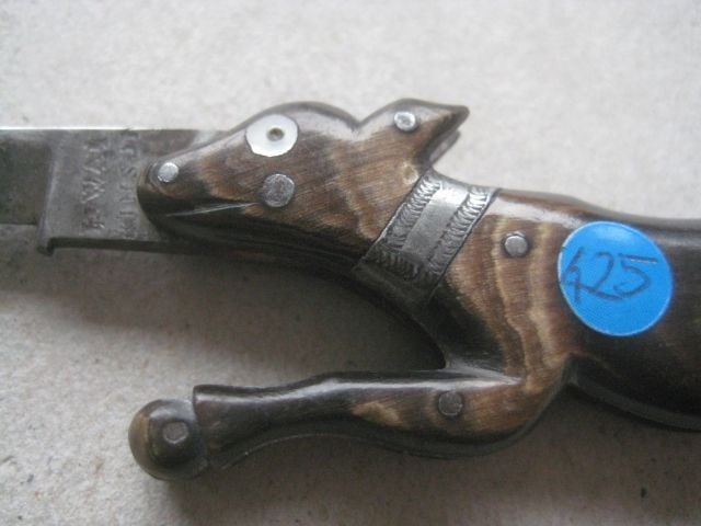 Rare George III Horn Hafted Dog Penknife - 7