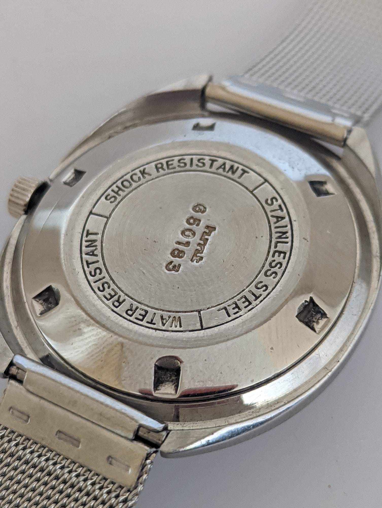 Vintage HMT Rajat Automatic Watch – Orange Dial – Day Date – Working - 7
