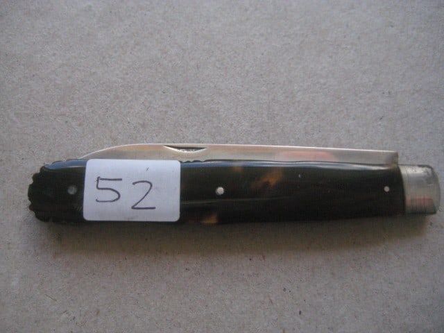 George IV Silver Bladed Folding Fruit Knife - 10