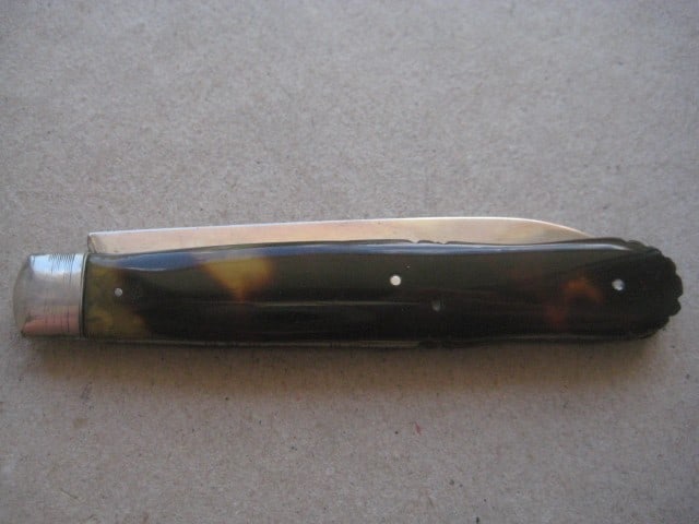 George IV Silver Bladed Folding Fruit Knife - 11