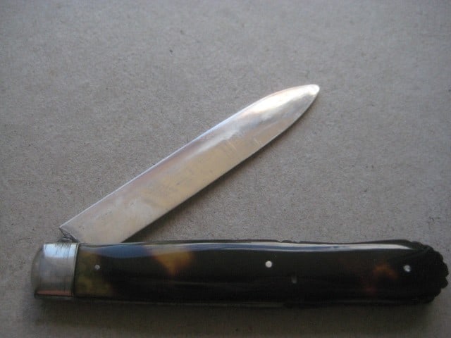 George IV Silver Bladed Folding Fruit Knife - 2