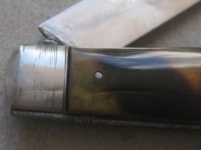 George IV Silver Bladed Folding Fruit Knife - 7